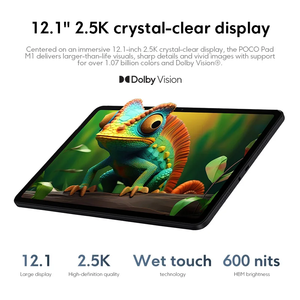 แท็บเล็ต Xiaomi POCO Pad M1 รุ่น Global ใหม่ หน้าจอ 12.1 นิ้ว ความละเอียด 2.5K 120Hz ชิปประมวลผล Snapdragon 7s Gen 4 แบตเตอรี่ 12000mAh รองรับการชาร์จเร็ว 27W - Product Image 3