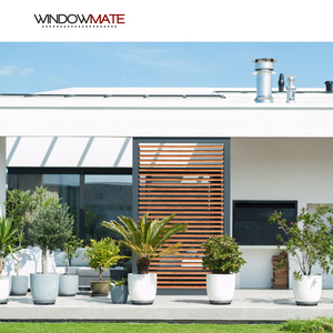 Persienne en aluminium télécommande intelligente automatique fixe décoration manuelle persienne volet brise-soleil - Product Image 1