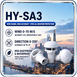 Anémomètre à ultrasons HY-SA3E 70 m/s <span class=keywords><strong>Capteur</strong></span> <span class=keywords><strong>de</strong></span> <span class=keywords><strong>vent</strong></span> Transmetteur <span class=keywords><strong>Capteur</strong></span> <span class=keywords><strong>de</strong></span> vitesse et <span class=keywords><strong>de</strong></span> direction du <span class=keywords><strong>vent</strong></span> économique - Product Image 5