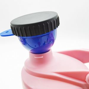 Conteneur portable pour protéines en poudre en PP de qualité alimentaire avec logo personnalisé, entonnoir de voyage pour compléments alimentaires avec boîte à pilules pour usage en cuisine - Product Image 2
