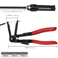 Outils de véhicule automobile câble voiture faisceau de câbles pince Tube fil Flexible longue portée tuyau pince pince outil de réparation de voiture