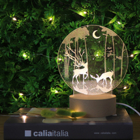 Veilleuse LED rechargeable pour enfants, en bois, mini, dernier design, nouveau produit, 3D, électrique, OEM, moderne, 75 80, interrupteur, chambre à coucher