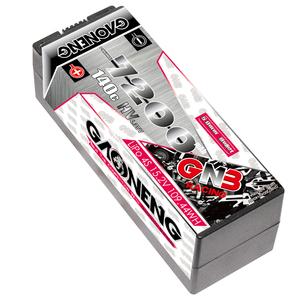 Batería LiPo GNB para GNB72004S140iHV 7200MAH 4S1P HV 15.2V 140C RC, para coches y barcos de carreras RC a escala 1/10 1/8, con carcasa rígida y cable de 5mm integrado - Product Image 1