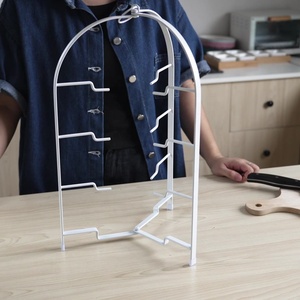 Ferro <span class=keywords><strong>da</strong></span> cucina supporto per <span class=keywords><strong>piatti</strong></span> 3 livelli vassoio preparazione pentola calda espositore per verdure pieghevole 4 livelli <span class=keywords><strong>porta</strong></span> <span class=keywords><strong>piatti</strong></span> - Product Image 2