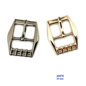 Manufacturer gold color metal gent shoe pin buckles accessories 20 mm