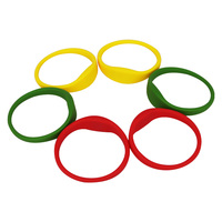 Bracelet en silicone personnalisé avec puce RFID 125 kHz 13,56 MHz, étanche, pour salle de sport, piscine, contrôle d'accès