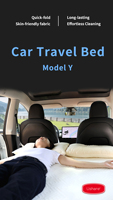 Nouveau design, matelas de voyage pliable réglable et pratique pour voiture, tapis de voiture légers et portables DENZA AITO Tesla personnalisés