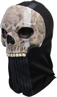 Masque de crâne de fantôme d'horreur unisexe Couvre-chef en latex pour Halloween Party Masquerade Prop Perform in Style