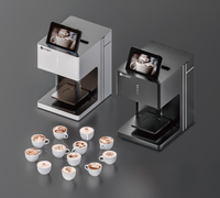 Mesin Printer Latte Art Otomatis Baru XP600 Print Head Multi Warna Portabel untuk Label/Kartu, Cocok untuk Kedai Kopi dan Restoran