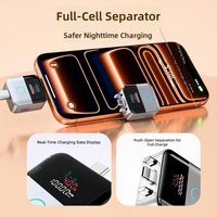 Fmear FJL-LX007 140W QC3.0 Pengisi Daya Cepat Tipe-C Layar Digital Pengenal Otomatis AI untuk Laptop Perlindungan dari Tegangan Berlebih/Pengisian Berlebih