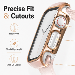 <span class=keywords><strong>Coque</strong></span> de montre CS002 multicolores électroplaquées en PC avec film de protection en verre intégré, antichoc, 46 <span class=keywords><strong>mm</strong></span>, 42 <span class=keywords><strong>mm</strong></span>, 49 <span class=keywords><strong>mm</strong></span>, pour <span class=keywords><strong>Apple</strong></span> <span class=keywords><strong>Watch</strong></span> Series 10, 9, 8 - Product Image 3