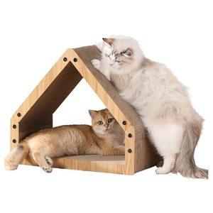 Rascador de madera para gatos, rascador vertical para gatos de cartón grande, rascador para gatos, rascador para gatos, rascador para casa de gatos - Product Image 1