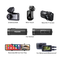 Caméra embarquée double objectif OEM avec WiFi, GPS, ADAS, enregistrement avant/arrière, boîte noire 1080P, écran 3.0'', certifiée FCC, garantie 1 an, 170°