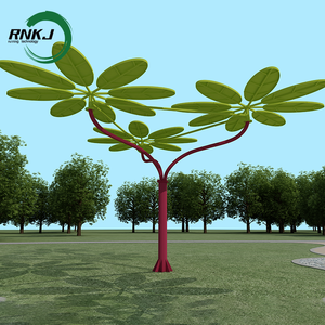 RNKJ Personnalisation spéciale du système solaire de fleurs intelligentes extérieures fournissant de l'électricité arbre solaire - Product Image 5