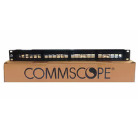 RJ45 Panel Patch Cat6A Gigabit 24-Port jaringan Panel Patch 760237046 dengan modul