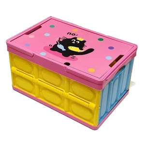 <b>Camping</b> <b>Storage</b> <b>Box</b> Rectangle 10L-20L Foldable Organizer With Cartoon Pattern For Outdoor Use - Product Image 4