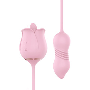 Nuevo Vibrador de Huevo Rosa con Lengua de Silicona Recargable por USB, Resistente al Agua, para Estimulación del Clítoris - Product Image 5