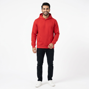 Sweat à capuche streetwear épais vierge sur la taille sweats à capuche en coton imprimé de logo personnalisé sweats à capuche unis sweats à capuche unisexes sudaderas pour hommes - Product Image 1
