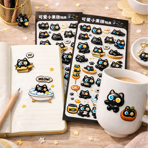 Autocollants décoratifs pour téléphone pour enfants, <span class=keywords><strong>Tamagotchi</strong></span> virtuel, animaux de compagnie pixelisés, amusants, en relief 3D, mignons, pour scrapbooking - Product Image 2