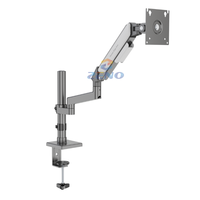 Support d'écran d'ordinateur Zeno Factory Support Cran Forex Purple, support de bureau robuste pour ordinateur, bras de moniteur