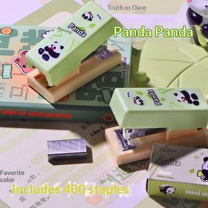 Capybara Mini Set Manual Small Stapler Student Staple Remover <b>Binding</b> <b>Machine</b> 20 Sheets Capacity Wholesale - Product Image 2