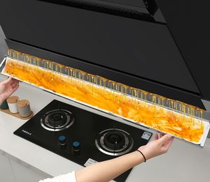 Bande de coton absorbant l'huile pour hotte aspirante, usage général, cuisine, ménage, aspiration latérale, autocollant épaissi anti-huile, fournitures de nettoyage - Product Image 2