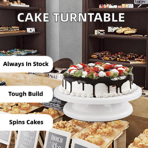 Outil de cuisson gâteau tuyauterie Table léger et Stable gâteau <span class=keywords><strong>Roulette</strong></span> bricolage tuyauterie <span class=keywords><strong>Roulette</strong></span> gâteau moule - Product Image 3