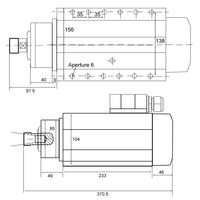 Husillo Matic de 6.0Kw Refrigerado por Aire, Motor de Husillo de 18000rpm Er32 para Kits de Grabado y Fresado, Gran Venta