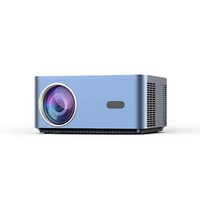 Projecteur LCD 1080P 2025, 400 ANSI Lumens, Smart Android, Projection d'écran sans fil 5G pour téléphone portable, Wi-Fi, Portable pour la maison et le bureau