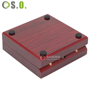 Caja de Regalo de Madera Sólida de Lujo Exquisita de Alta Gama Shero para Joyería de Oro, Color y Tamaño Personalizables para Exhibición al por Mayor y al Detal - Product Image 5