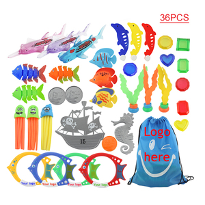 Juego de 36 Piezas de Juguetes de Buceo para Piscina de Verano, Juego de Tesoros Submarinos, Juguetes de Buceo para Entrenamiento de Natación para Niños - Product Image 6