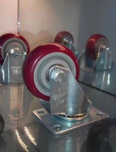 Verzinkte Tragfähigkeit 130kg <span class=keywords><strong>Pu</strong></span>-Lenkrad Doppelkugellager-Lenk rollen Mittlere Beans pru chung <span class=keywords><strong>3</strong></span> 4 <span class=keywords><strong>5</strong></span>-Zoll-Rollen für OEM - Product Image 5