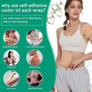 Emballage d'huile de ricin produits Offre Spéciale OEM ODM produits de soins de santé prix d'usine direct patch d'huile de ricin - Product Image 4