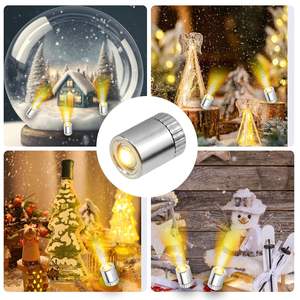 TSINYE 10 mini-lampes LED, petites lumières LED alimentées par piles, mini-spots pour ballons, lanternes en papier, fêtes et expositions - Product Image 5