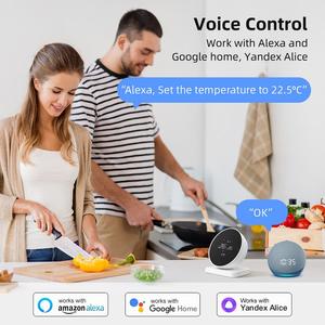 Actionneur de <span class=keywords><strong>thermostat</strong></span> WiFi sans fil pour chaudière à eau et à <span class=keywords><strong>gaz</strong></span>, contrôleur de température RF Tuya à piles, certifié CE IP20 - Product Image 3