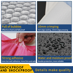 Ctcx bưu phẩm gói Bong bóng giao hàng màu đen độn phong bì bong bóng bưu phẩm với logo của bạn nhựa phong bì - Product Image 3