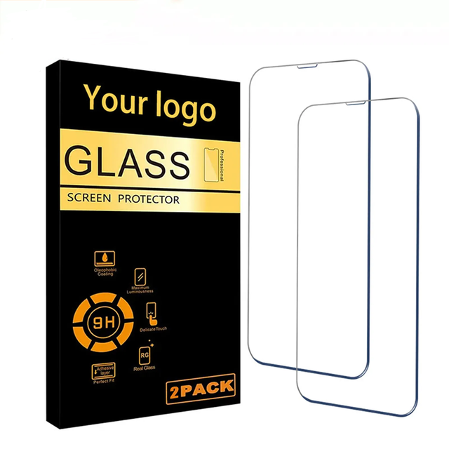 Hot Sale HD Transparent 9H Tempered Glass Phone Screen Protectors 1 2 3 Pack for iPhone 16 15 14 13 12 11 Pro Max X XS 7 Plus