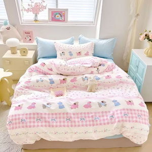 Bán buôn kỹ thuật số in fashional Comforter bộ đồ giường <span class=keywords><strong>cotton</strong></span> <span class=keywords><strong>Set</strong></span> Vua Kích thước tấm Ga Trải Giường <span class=keywords><strong>Set</strong></span> Đối với trang chủ - Product Image 1