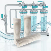 Cartouche filtrante en PP soufflé à chaud de qualité alimentaire, 5 microns, adaptée aux systèmes de purification d'eau potable et d'eau RO.