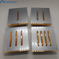 Enchufe de Pared Universal Delgado de PC Blanco Dorado Ignífugo con 2 Tomas de 13A, Resistente a Manipulaciones, Potencia Máxima de 45A, Venta al por Mayor