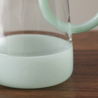 Théière et bouilloire en verre transparent moderne faits à la main pour café, thé et bar pub décor à la maison artisanat d'art fait à la main