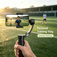 Stabilisateur de téléphone portable pliable à 3 axes, stabilisateur intelligent à suivi automatique, stabilisateur portable pour vlog sportif