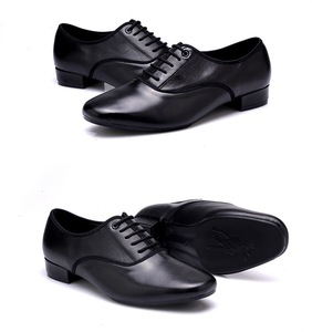 Scarpe da ballo WUPA da uomo <span class=keywords><strong>in</strong></span> vera <span class=keywords><strong>pelle</strong></span> di alta qualità per danza liscia/latina <span class=keywords><strong>con</strong></span> <span class=keywords><strong>tacco</strong></span> di 2,5 cm e suola <span class=keywords><strong>in</strong></span> camoscio/gomma per interni/esterni - Product Image 5