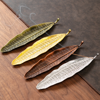 Ensemble de porte-encens porte-encens feuille porte-encens pour bâtons attrape-cendres pour méditation Yoga