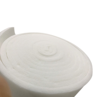 Coton Acoustique Ignifuge Blanc, Matériau de Réduction du Bruit Ignifuge pour Bureau et Salle de Jeux