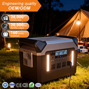 Station d'alimentation d'urgence extérieure AORUITAI avec panneau solaire, port RV, <span class=keywords><strong>batterie</strong></span> au lithium fer phosphate 220V/110V, mobile et portable - Product Image 1