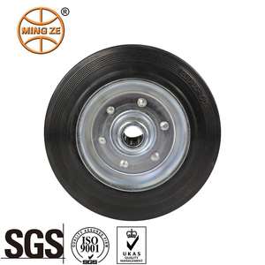 Käufer Agent gesucht <span class=keywords><strong>Heavy</strong></span> <span class=keywords><strong>Duty</strong></span> Commercial Caster Wheel Industrielles schwarzes elastisches Gummistahl-Felgen kernrad für Elektronik für - Product Image 1