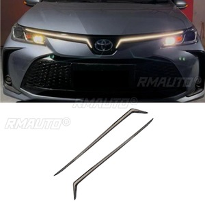 ชุดแต่งรอบคันสำหรับรถยนต์โตโยต้า โคโรลล่า ปี 2019-2024 ชุดกันชนหน้าพร้อมไฟ LED กระจังหน้าแบบเรซซิ่ง กระจังหน้า กระจังกันชนหน้า อะไหล่ตกแต่งภายนอก - Product Image 2
