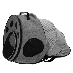 Pet <b>Backpack</b> For <b>Cats</b> And Small Dogs Breathable Mesh Carrier Portable Round Design Under 12 Lbs Capacity - Product Image 1