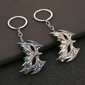 Yujiantong <span class=keywords><strong>Douluo</strong></span> COS Tang SAN Maske, Schlüssel bund aus Zink legierung, hübsche Maskerade für Männer und Frauen, Tasche, Auto anhänger - Product Image 1